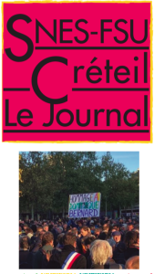 SNES-FSU Créteil le Journal de novembre