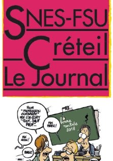 SNES-FSU Créteil Le Journal n°20