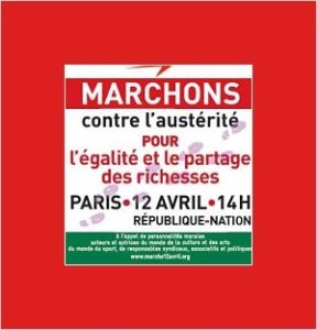 Marche du 12 avril : un premier pas contre l'austérité