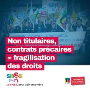 Non-titulaires : Temps partiels, voeux et affectation pour la rentrée (…)