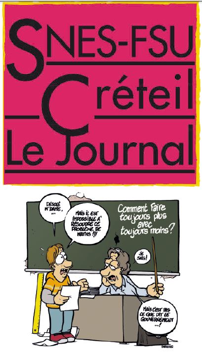 SNES-FSU Créteil Le Journal n°21