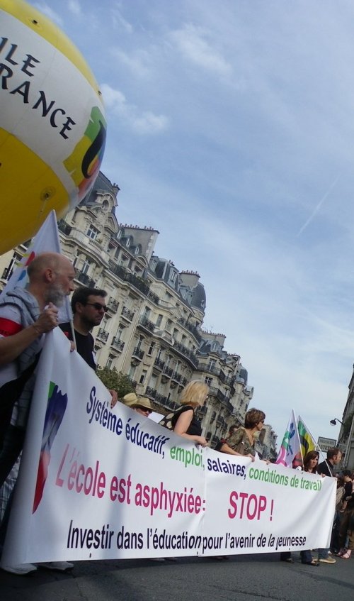 Très forte mobilisation dans l'académie de Créteil le 27 septembre !