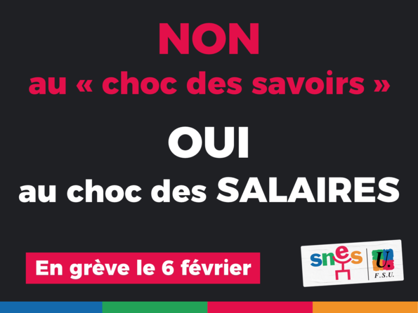 Tou·tes en grève le 6 février pour les salaires, les postes, les conditions (…)