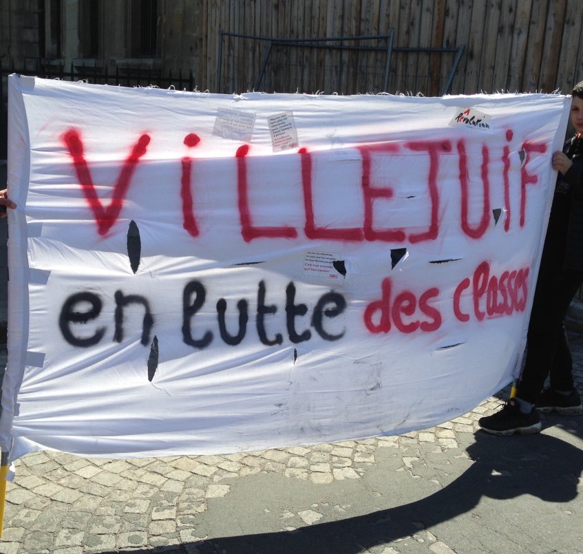 Le collège Guy Môquet de Villejuif toujours mobilisé